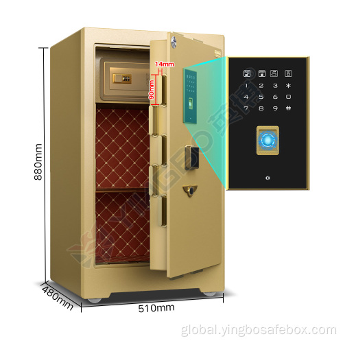 Burglary Treasury Safes Yingbo safes patented digital home use luxury safe Supplier
